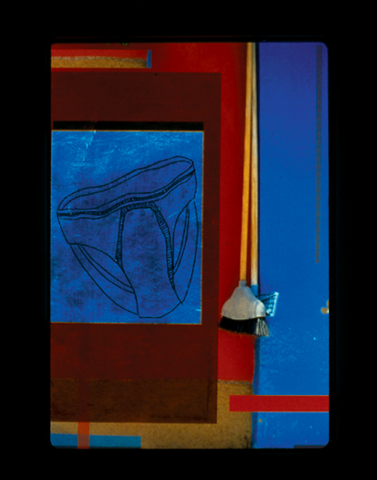 pigment ink print on archival paper of color fields and underwear