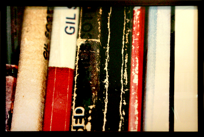 close up photo of records