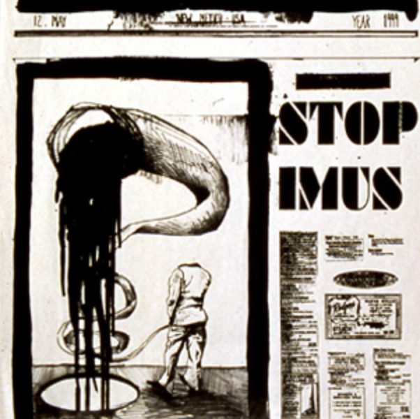 large lithographic poster - revolution